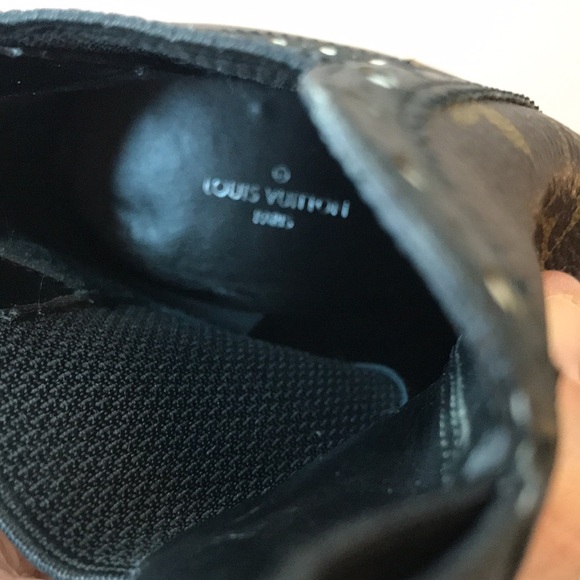 Louis Vuitton Calfskin Monogram Star Trail Ankle Boots - Picture 9 of 16